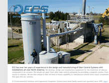 Tablet Screenshot of ecs-env.com